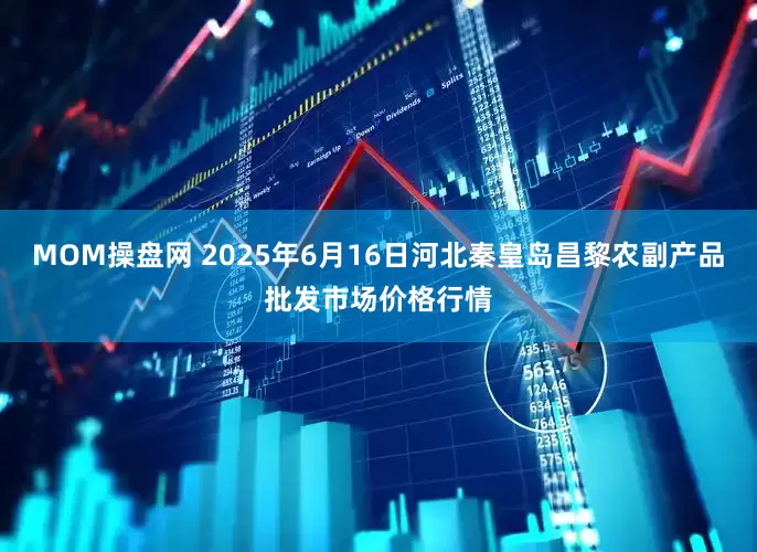 MOM操盘网 2025年6月16日河北秦皇岛昌黎农副产品批发市场价格行情